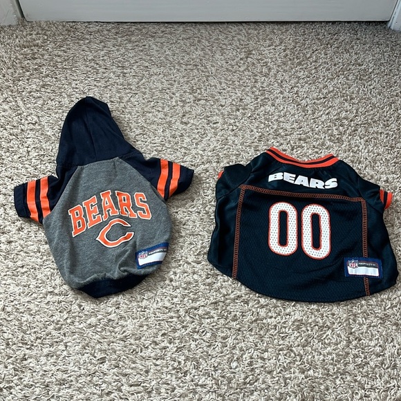 Bundle - Chicago Bears Football NFL Dog Shirts - Size Small - Picture 1 of 7